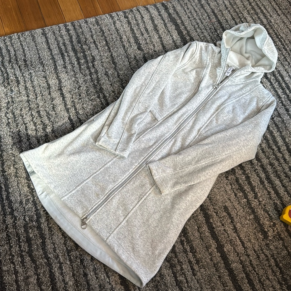 NWOT Athleta Long hooded sweatshirt super soft fleece COZY SZ S 🍀🍀🍀
